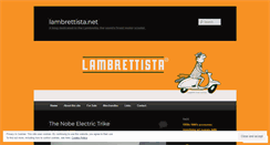 Desktop Screenshot of lambrettista.net